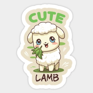 Cute Lamb Sticker